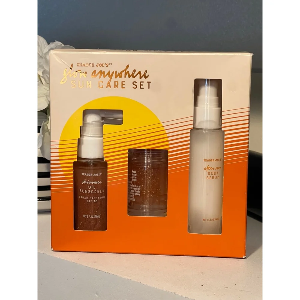 New Trader Joe's Glow Anywhere Sun Care Kit